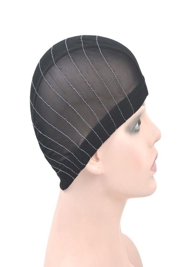 YTBYT Mesh Dome Caps Wig Cap with Guideline Map for Wig Making Stretchable Wig Caps for Beginners Making Wigs (4x4 S) - Image 3